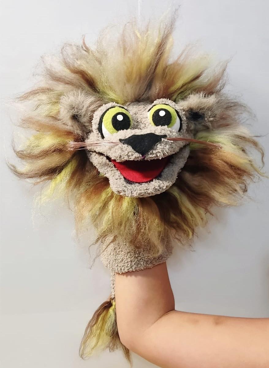 בובת כף יד אריה